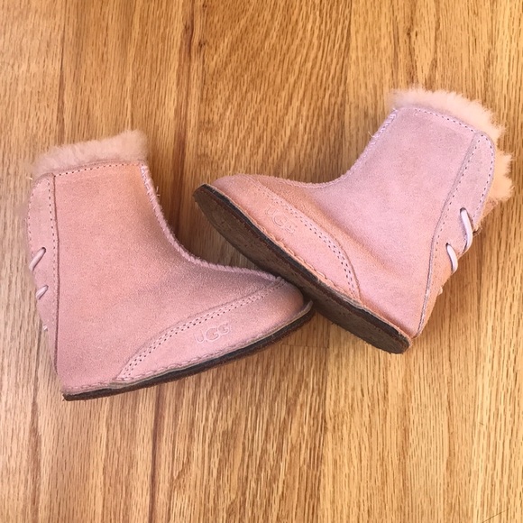 Like new pink UGG booties - Picture 2 of 4